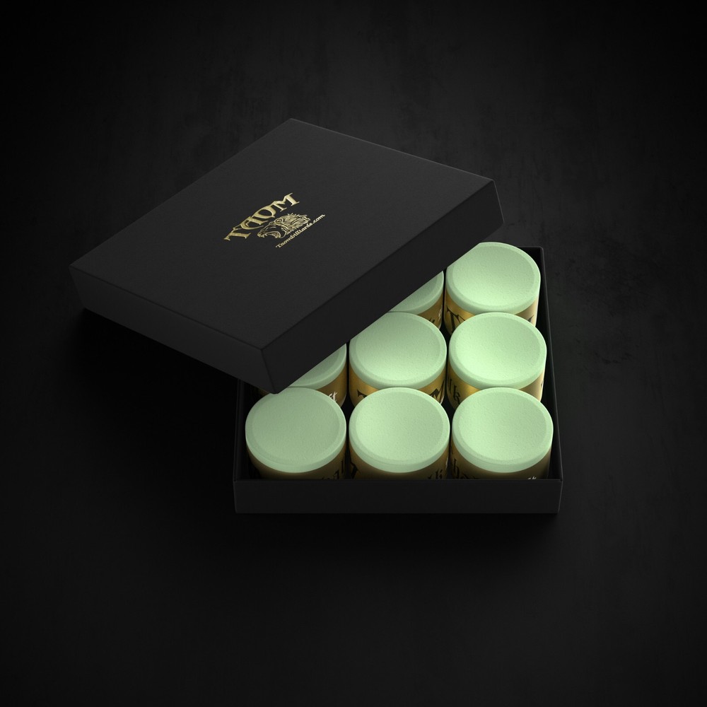 TAOM SOFT CHALK, pool table, snooker, billiard chalk.