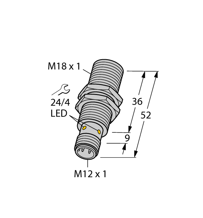 TURCK BI5-M18-Y1X-H1141 40152 Inductive sensor #