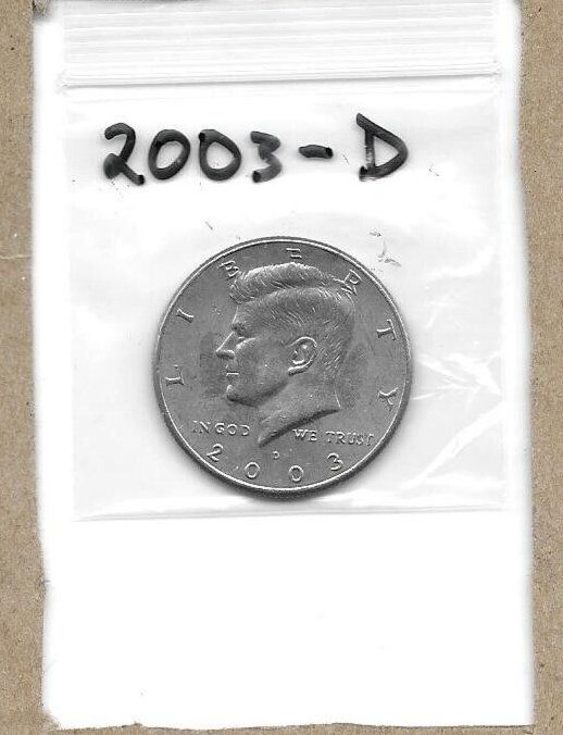 2003-D Kennedy Half Dollar.