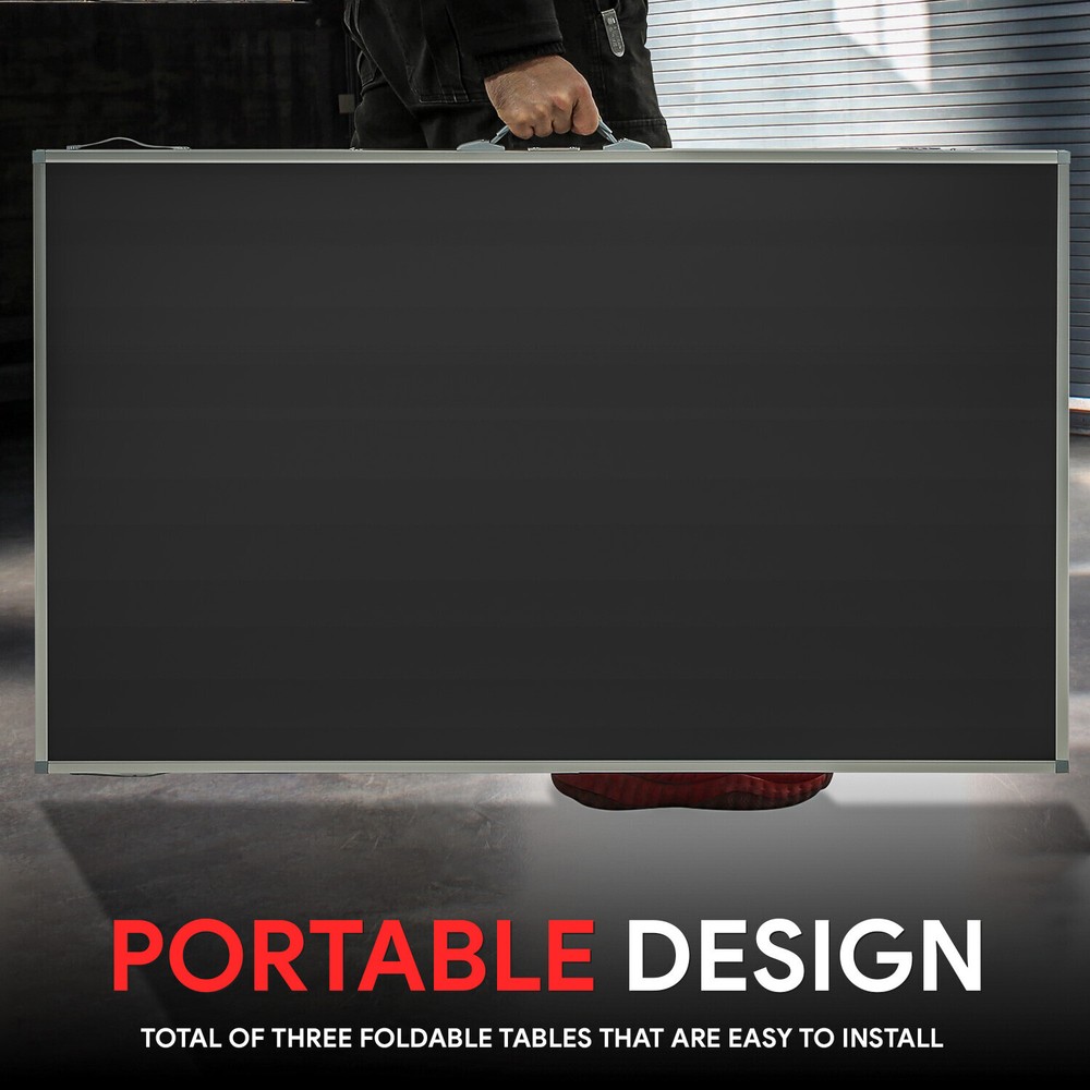 [3Pcs] 4-Level Adjustable Height Multi-Purpose Folding Work Table Workbench