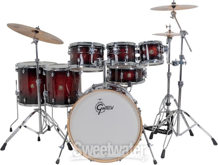 Gretsch Drums Catalina Maple 7-piece Shell Pack - Deep Cherry Burst