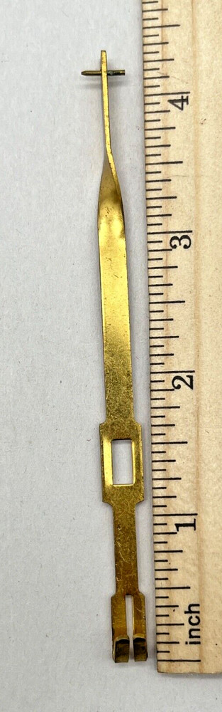 LEADER FOR German CLOCKS, 4 1/4" Long Brass.