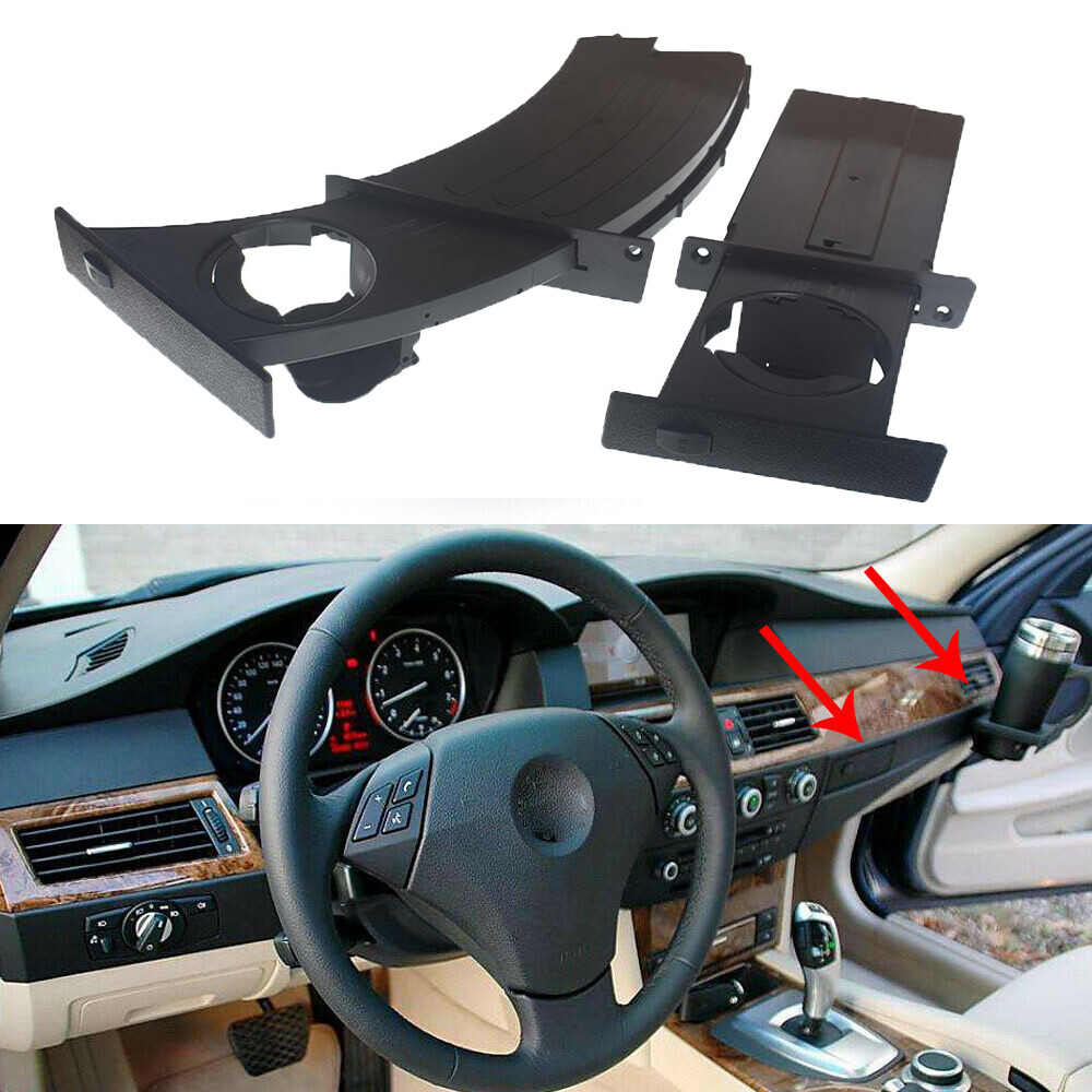 Pair Left Right Driver Passenger Side Front Cup Holder Fit For BMW E60 E61