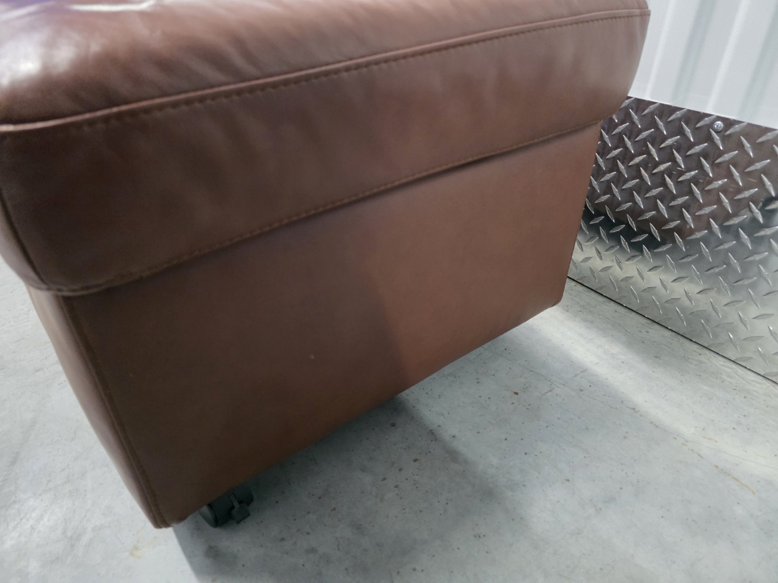 Ekornes Stressless Double Storage Paloma "New Tobacco" Leather Ottoman