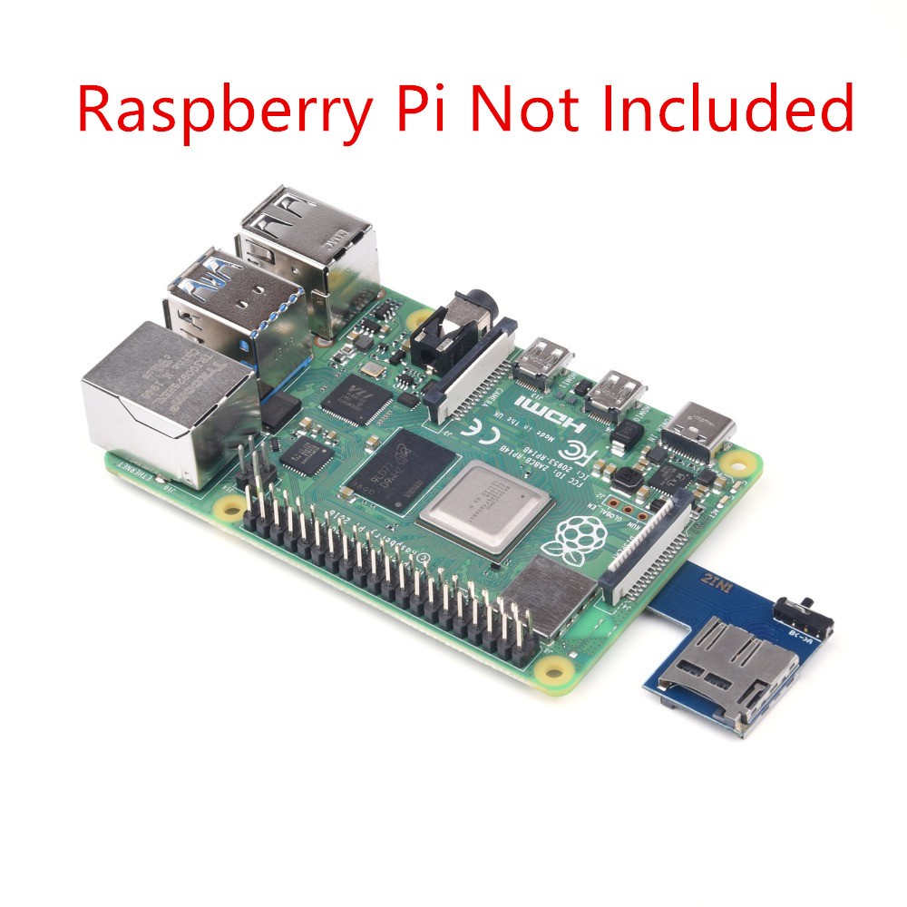 Dual System&Slot TF Card Adapter Module Board For Raspberry Pi 4B/3B+/3B/Zero W