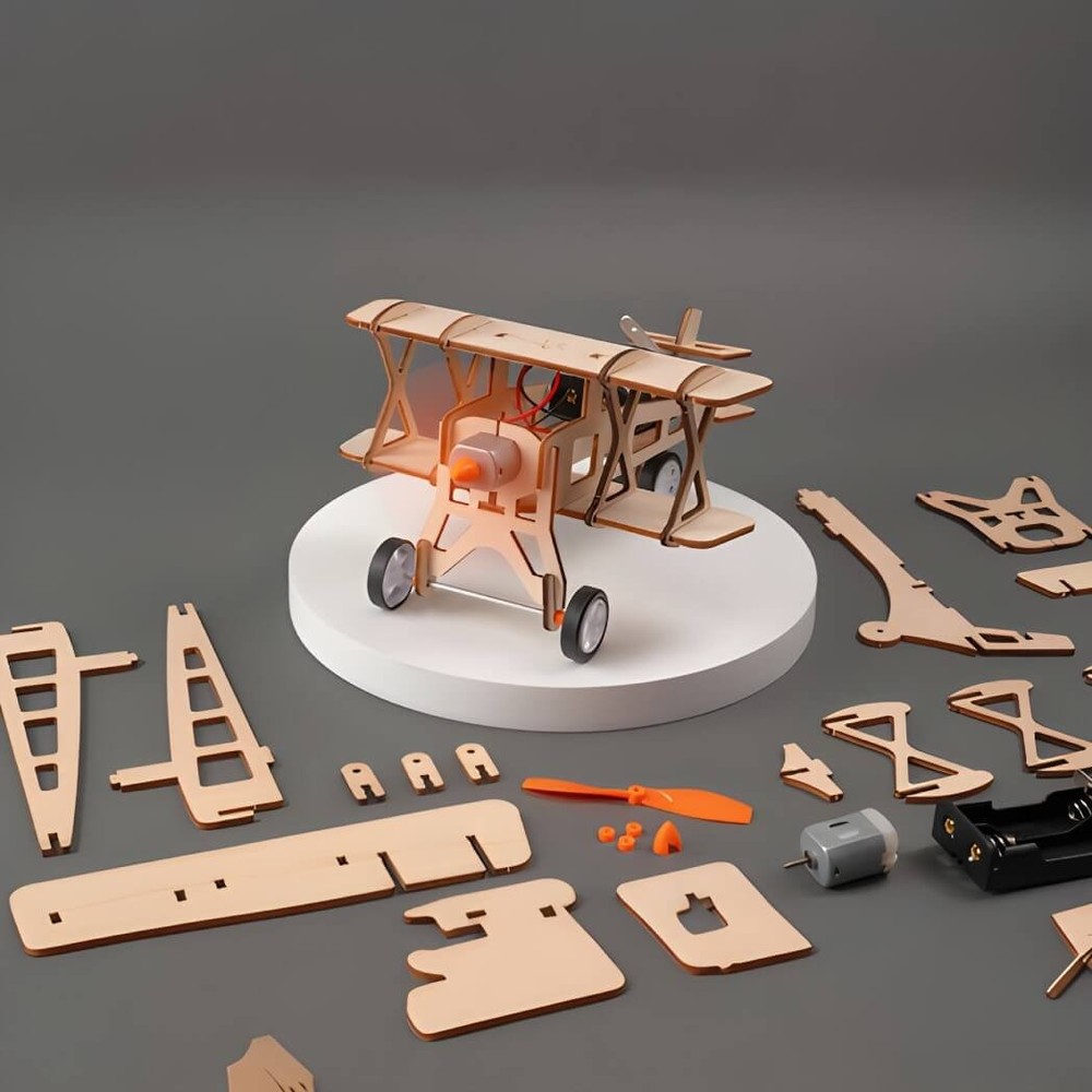Kitsville Propeller Plane DIY Educational STEM Kit