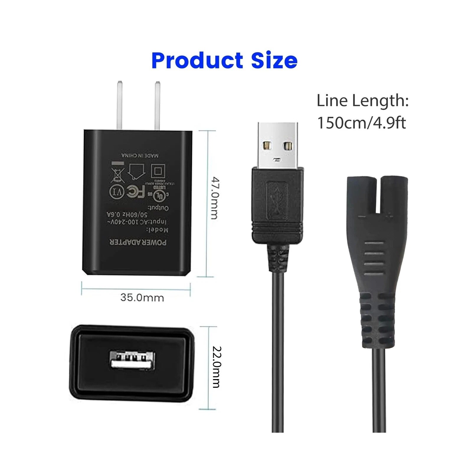 Charger for Kokido Xtrovac 110 100 200 Telsa 5 Rechargeable Handheld Pool Vacuum