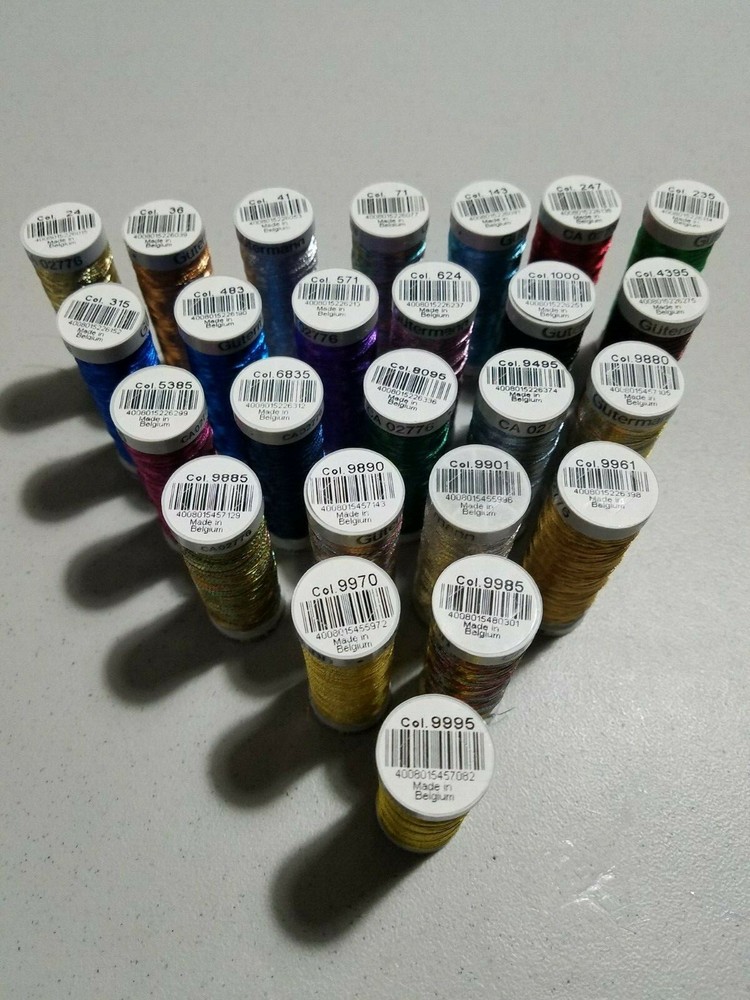 PICK/200m-220yds Spool/Gutermann W251 Dekor Metallic Effect 100%Polyester Thread