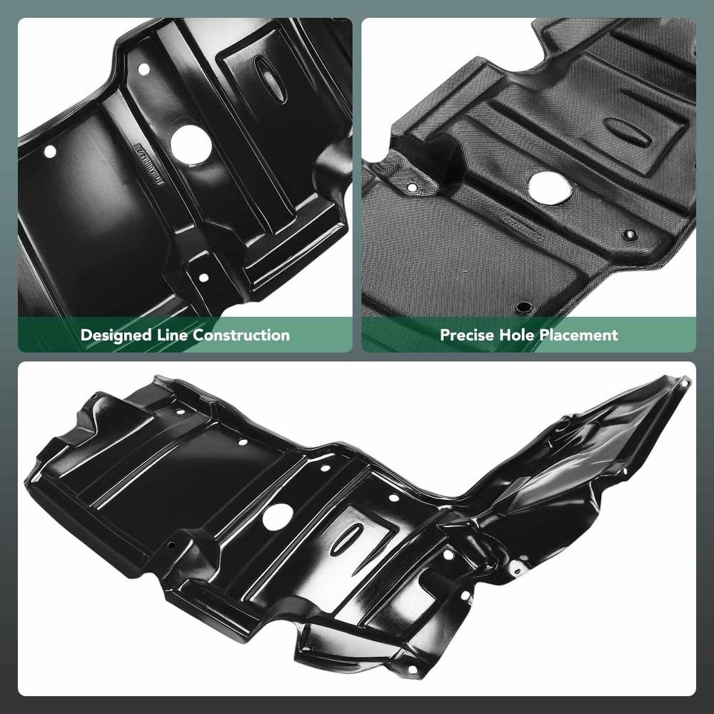 Engine Splash Shield Prius C 2012-2015 Right Passenger Side Lower Plastic Black