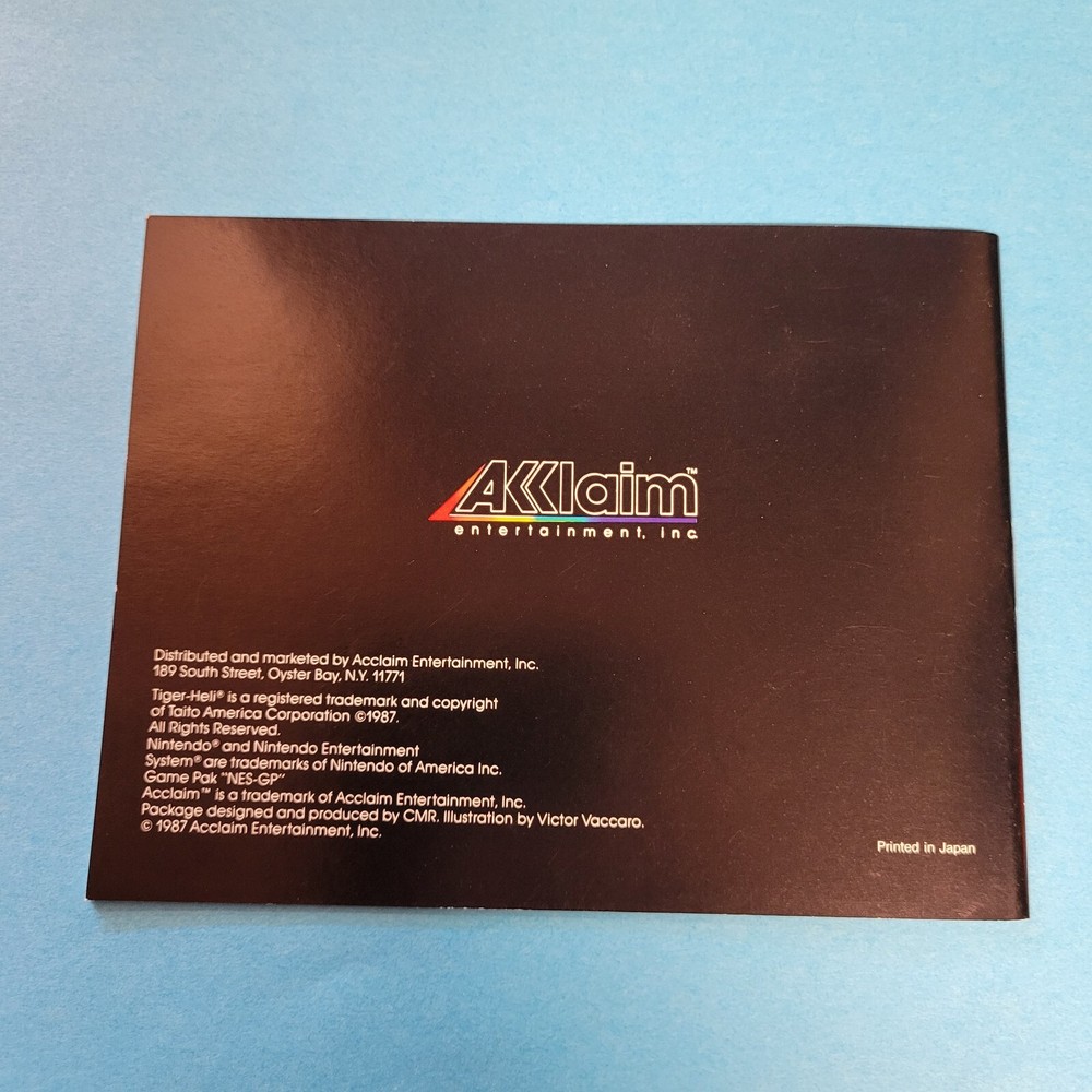 tiger heli nes manual