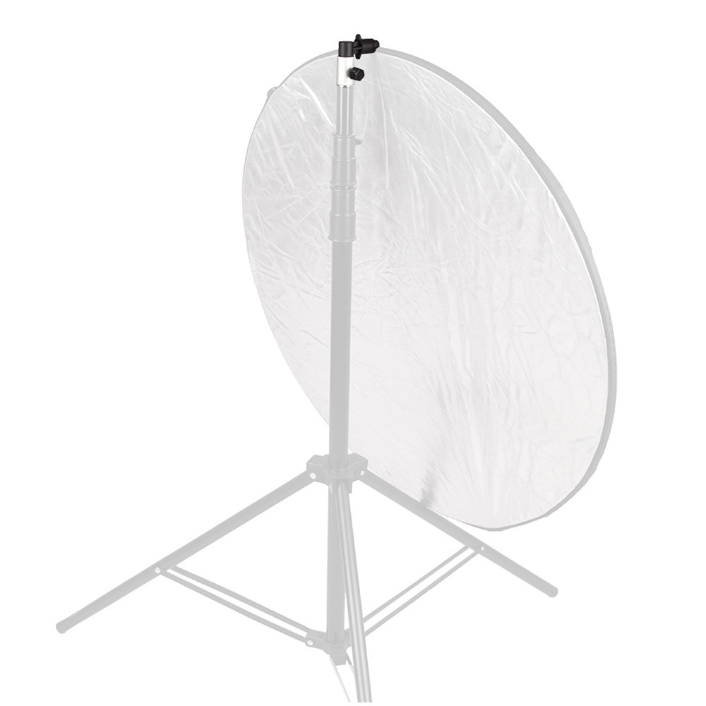 Photo Background Reflector Disc Clamp Holder Fixed Clip Mount For Light Stand