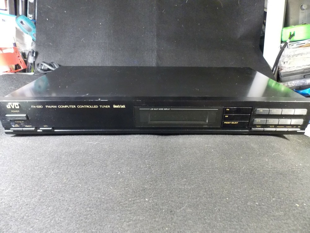 JVC FX-330 AM/FM Computer Controlled Quartz-Lock Tuner Tested Working