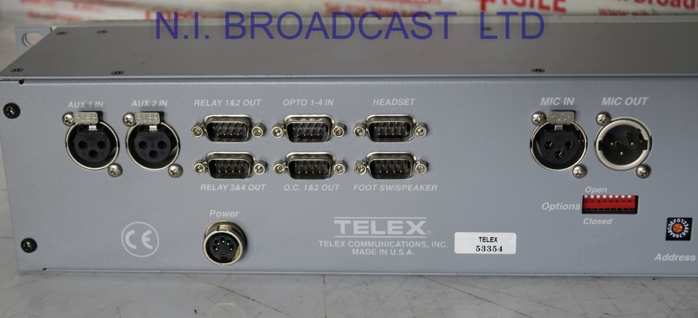 telex rts kp32 32 channel intercom talkback panel