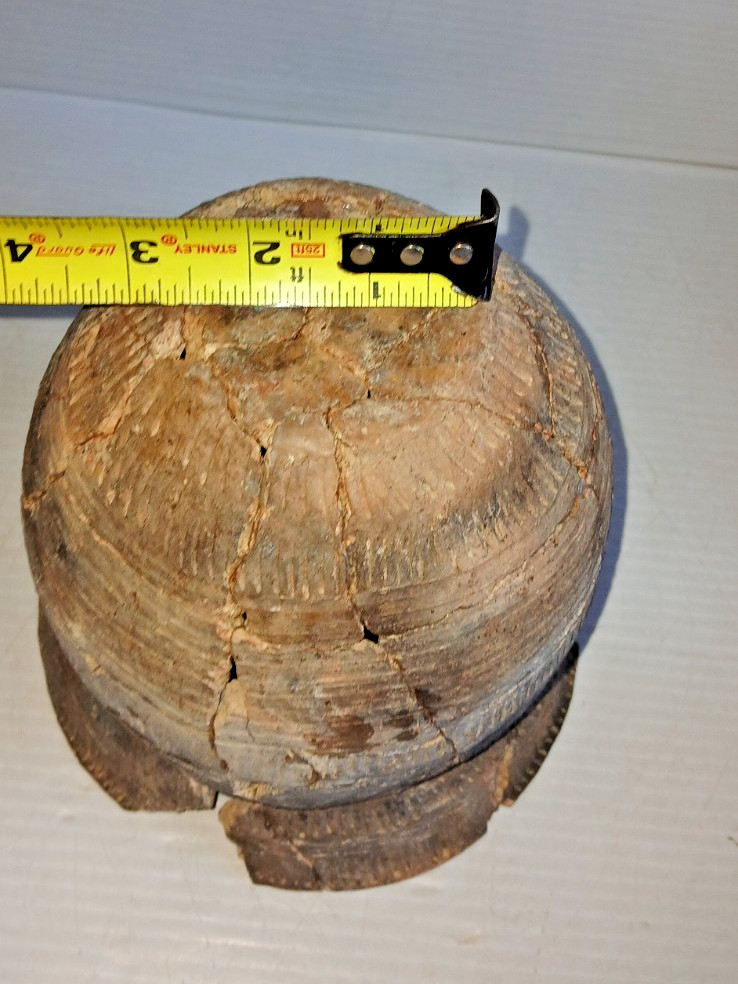 Pre-Columbian Native American Indian Mississippian Partial Pottery Jar Artifact