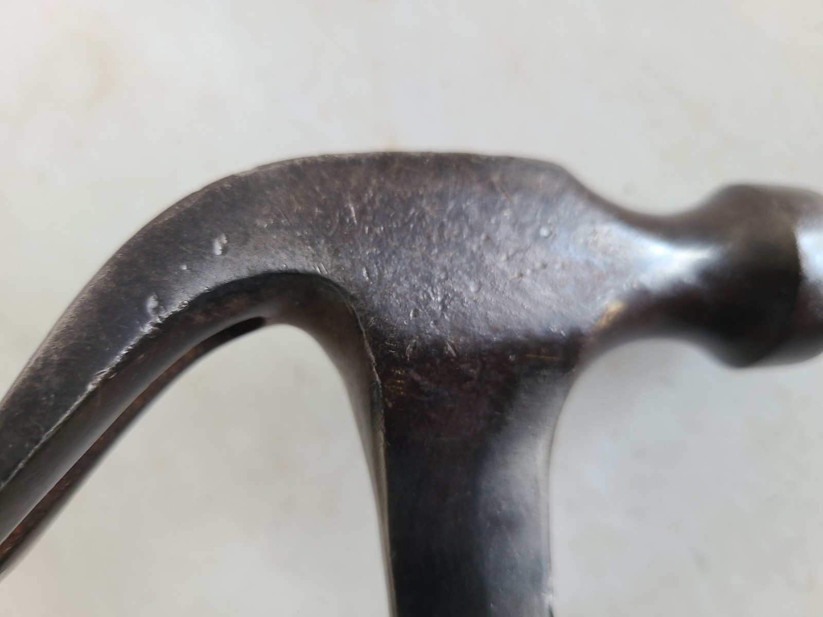 Estwing Curved Claw Hammer 16 oz Stacked Leather Handle 12 3/8" Vintage USA Made