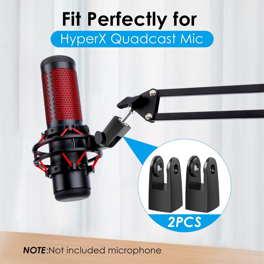 2 Pack HyperX Quadcast Stand Adapter for HyperX Microphone, Quadcast Adapter ...
