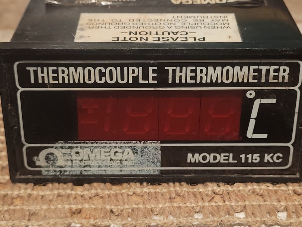 Vintage Omega Digital Thermocouple Thermometer & Temperature Controller