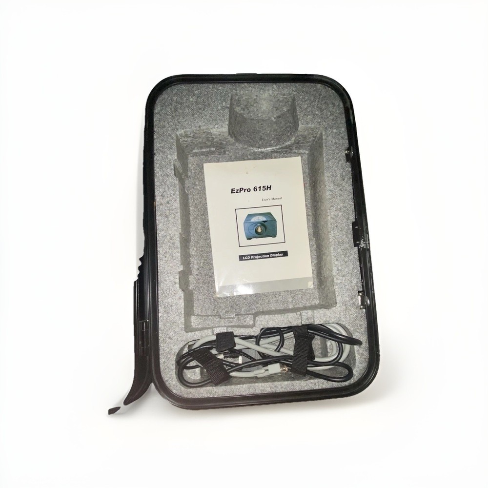 Epson ELP-5000 LCD Projector and Gray Composite Carrying Case