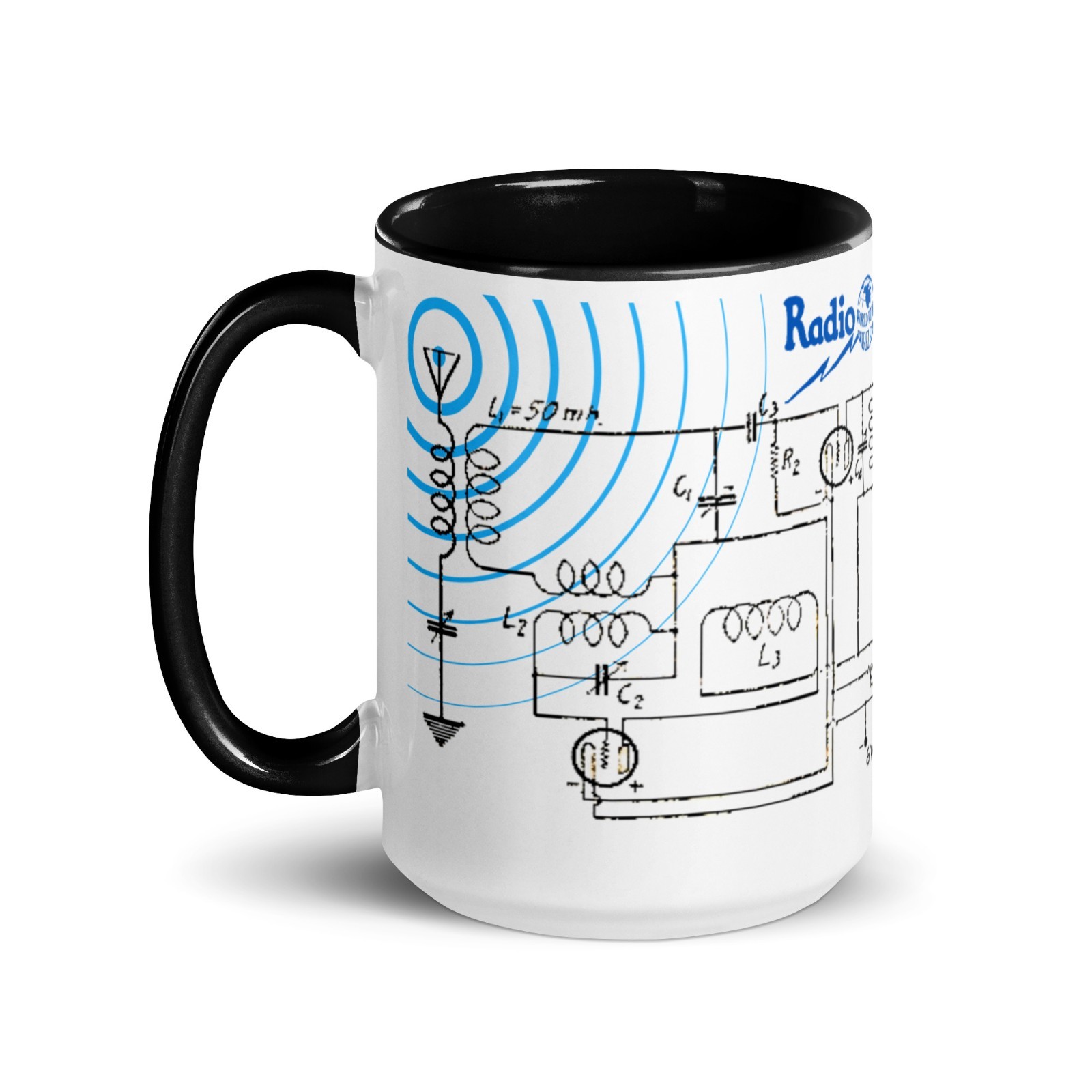 Armstrong Superheterodyne Radio Circuit - Mug 15oz – RCA Tribute Edition