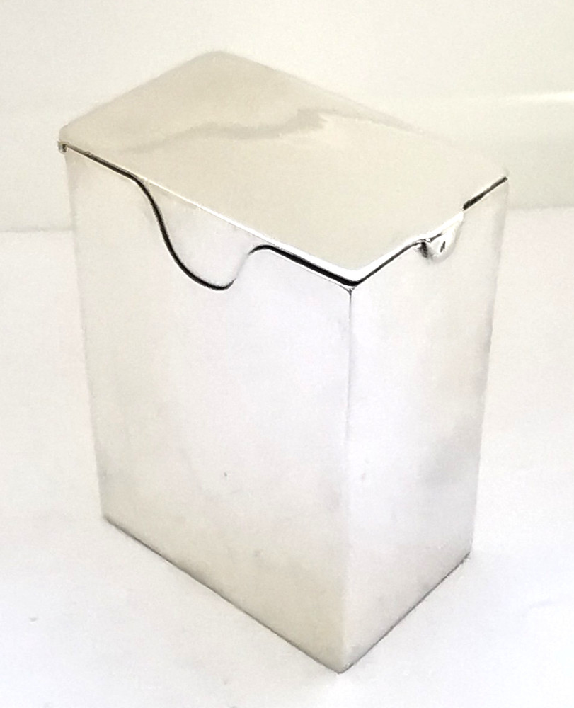 Fine Victorian Solid Silver Playing Cards Box - Birm. 1900
