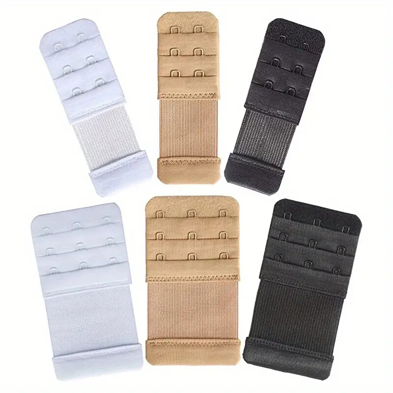 Bra Extender 2 3 Hooks Elastic Extension 3 Colours Bra Strap Strapless Underwear