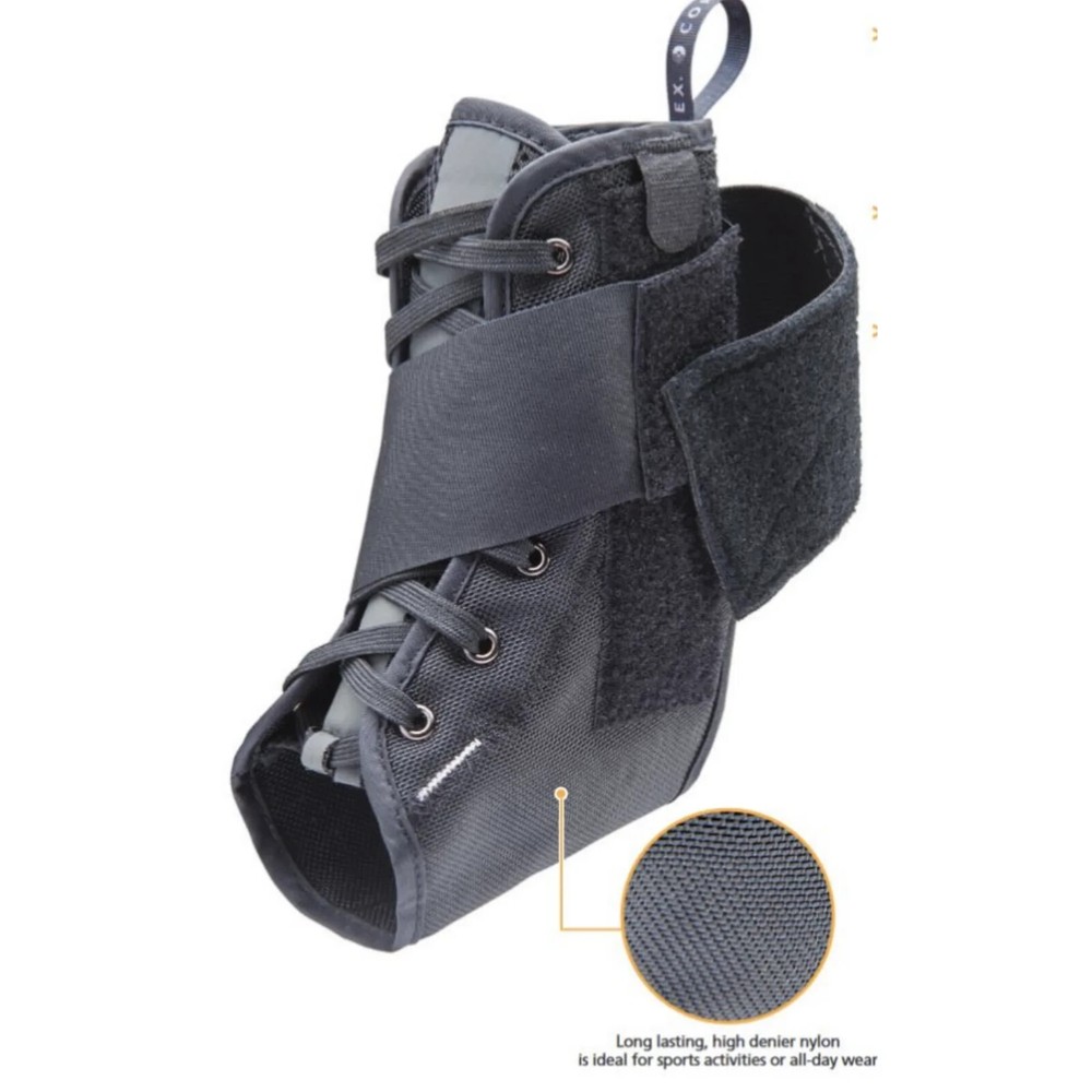 Corflex Marathon Active Lace-Up Ankle Stabilizer Wrap Support Brace Large L or R