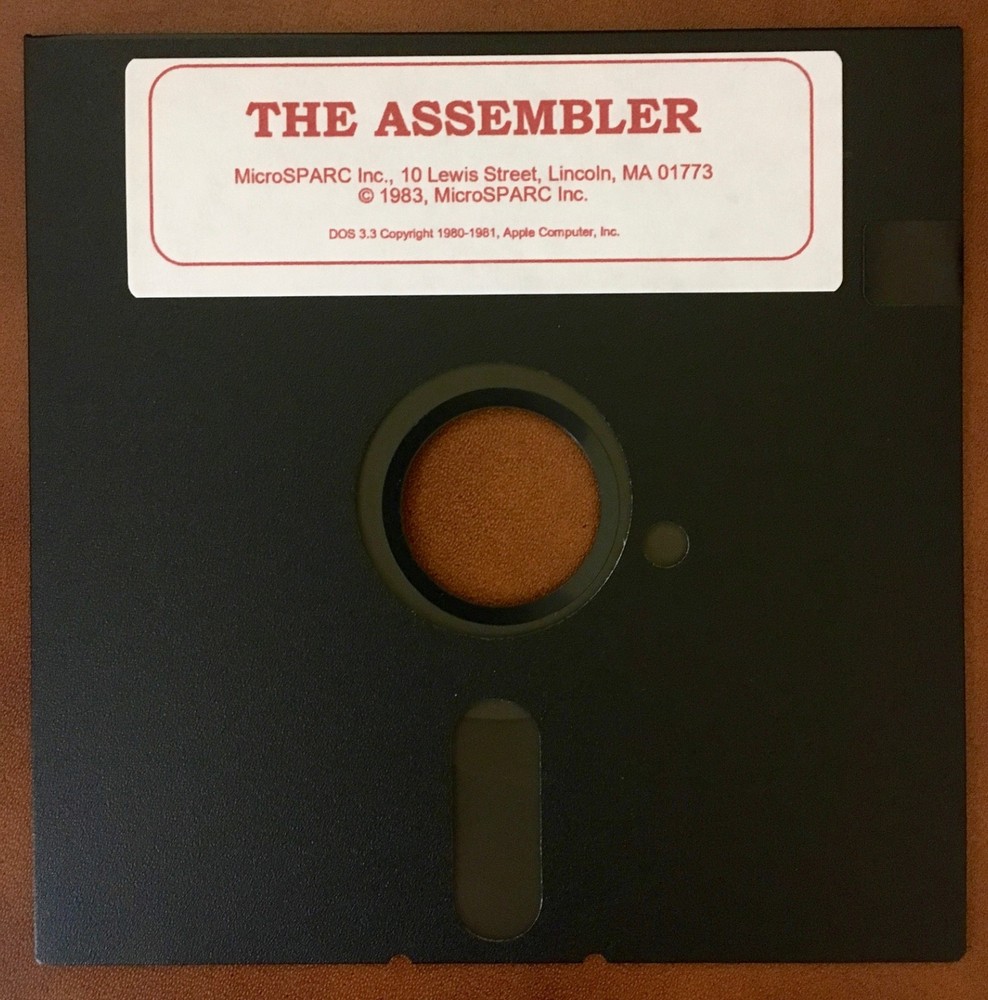 Macrosoft / The Assembler / MicroSPARC / Apple II, IIe, IIc, & IIgs Computers