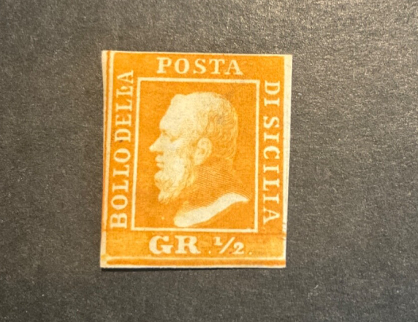 Stamps Sicily Scott #10 hinged