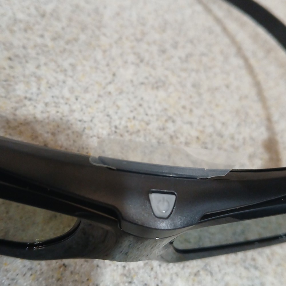 Sony TDG-BT400A Active 3D Glasses Black *Missing Nose Support*