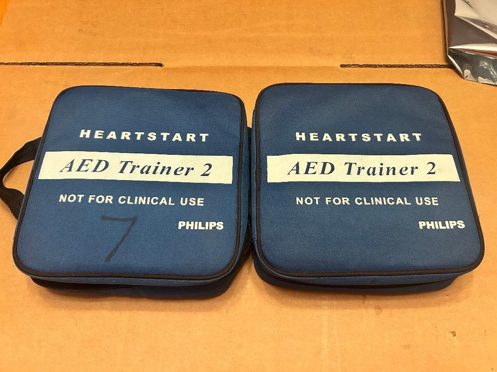 Qty. 2 Heartstart Philips AED Trainer READ