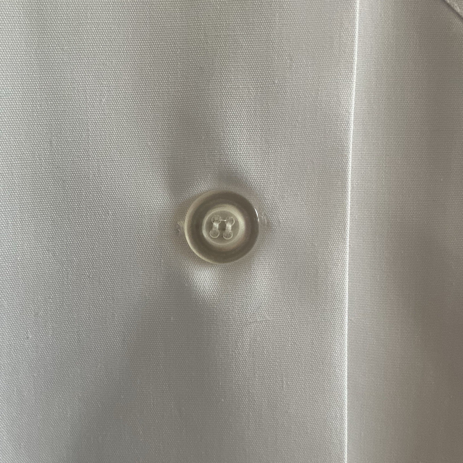 Natural Uniforms Doctor Medical Lab Coat White Long, Collared, Button-Up Size L