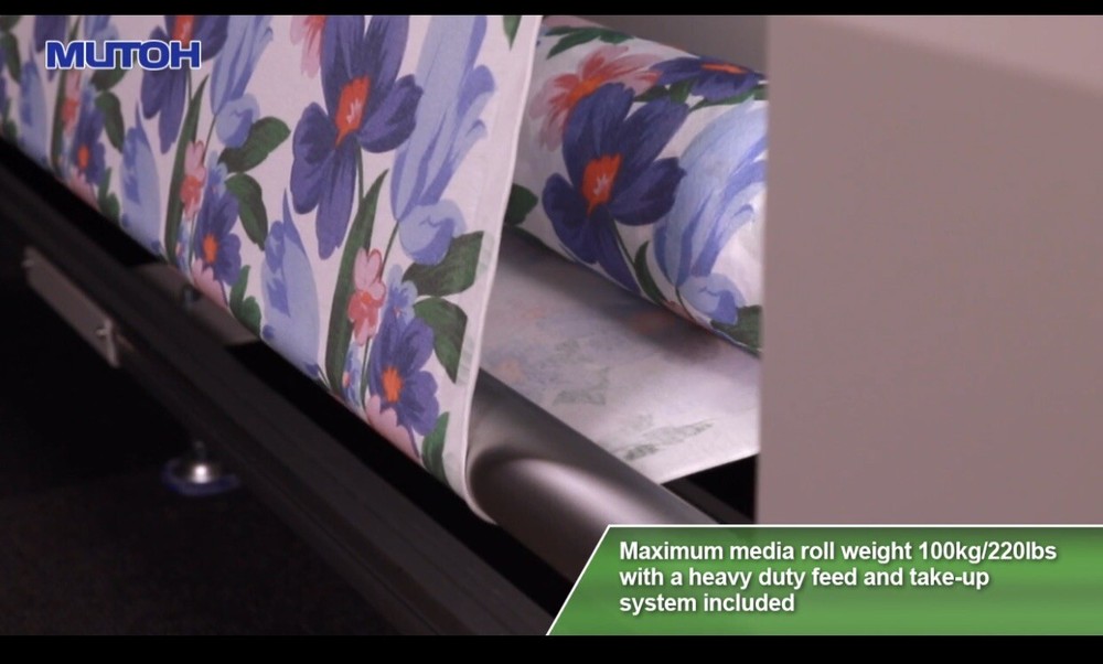 (USED) Mutoh ValueJet-1938 Textile Printer 75 " Wide Format Double Head Printer