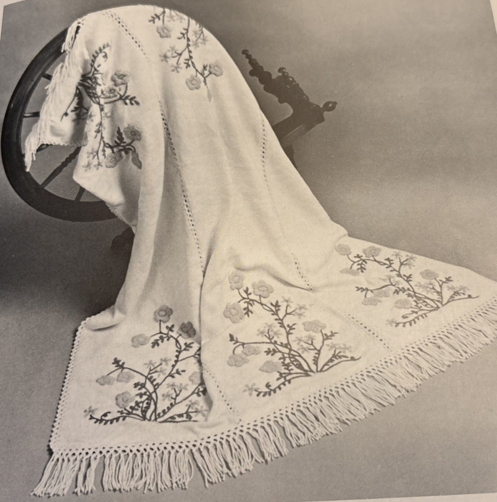 Vtg Rare Complete AFGHAN 1970 Pattern Bk