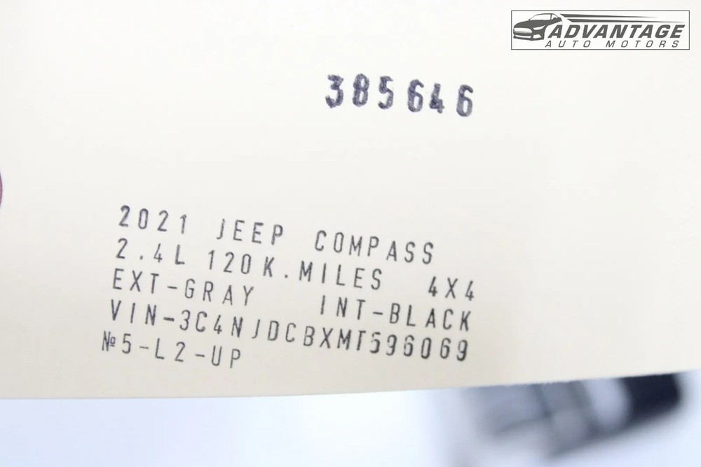 2017-2021 JEEP COMPASS WINDSHIELD HUMIDITY TEMP TEMPERATURE SENSOR OEM