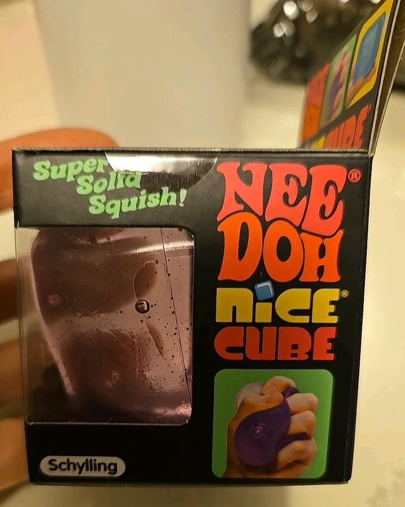 Schylling Nee Doh Nice Cube Purple Squeeze