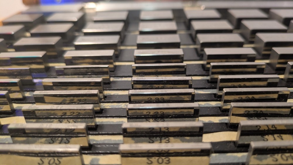 STARRETT WEBBER Gage Block Set in Original Box No Missing Pieces