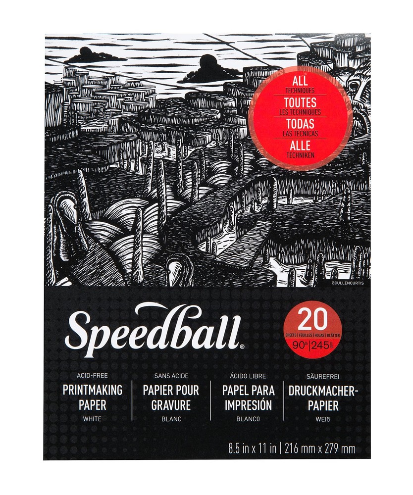 Printmaking Paper Pad 8.5x11 20 Sheets