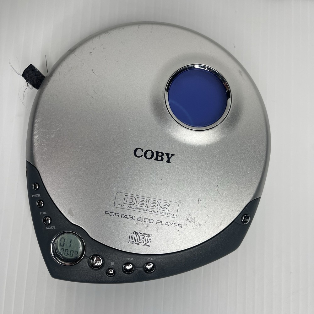 Coby CX-CD118 Dynamic Bass Boost System Digital Audio Portable CD Player