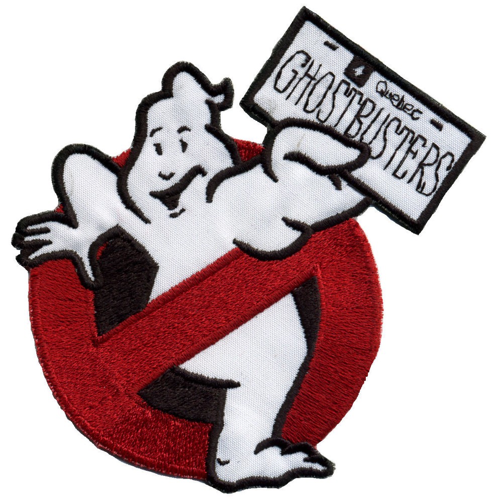 Quebec Canada - Ghostbusters No Ghost Embroidered Iron on Patch