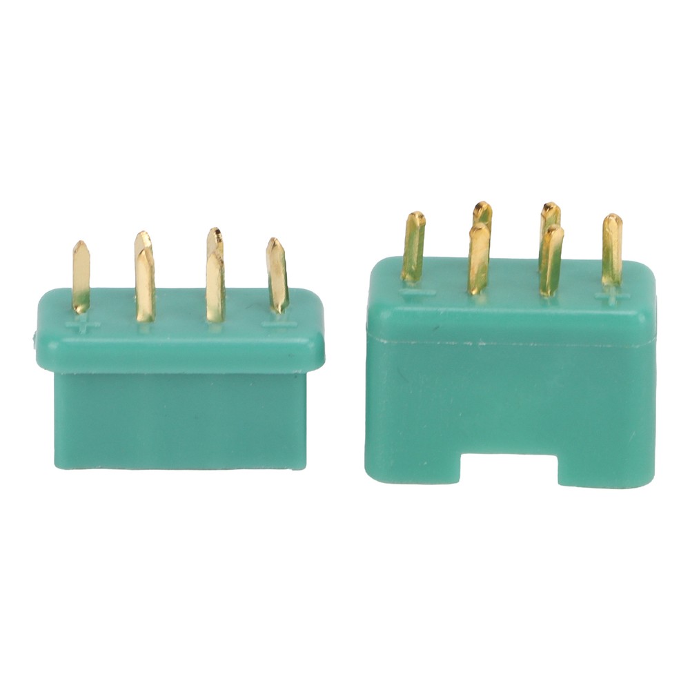 10 Pairs MPX Green Hexagonal Plug Multiplex Socket 6 Pin Connector Plugs Full