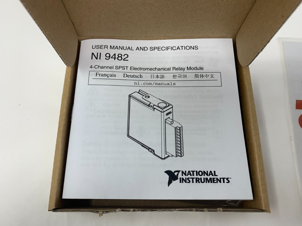 National Instruments 783906-01 CompactDAQ/RIO Electromechanical Relay Module NEW