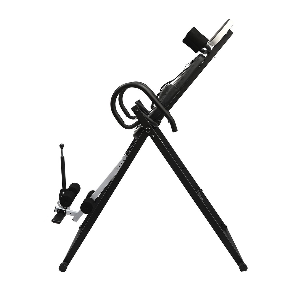 Foldable Inversion Table Teeter Advanced Back Pain Ankle Relief Gravity Fitness