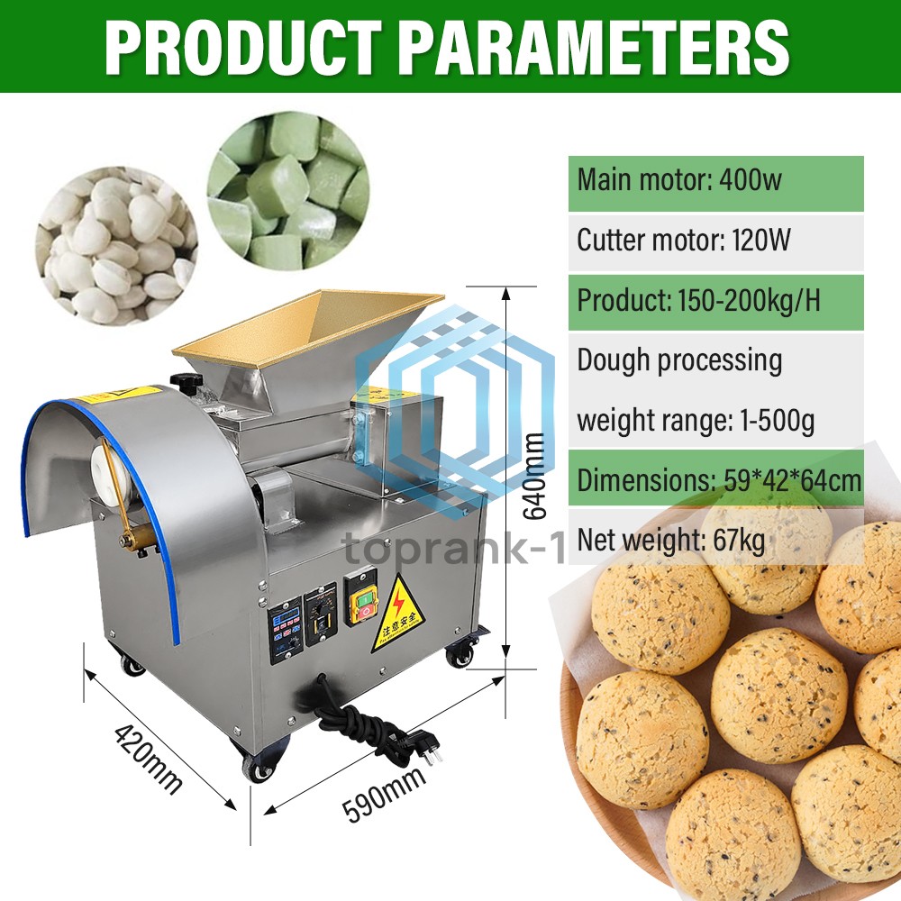 Electric Automatic Dough Cutter Machine Biscuit Dispenser With 3 Sizes Molds