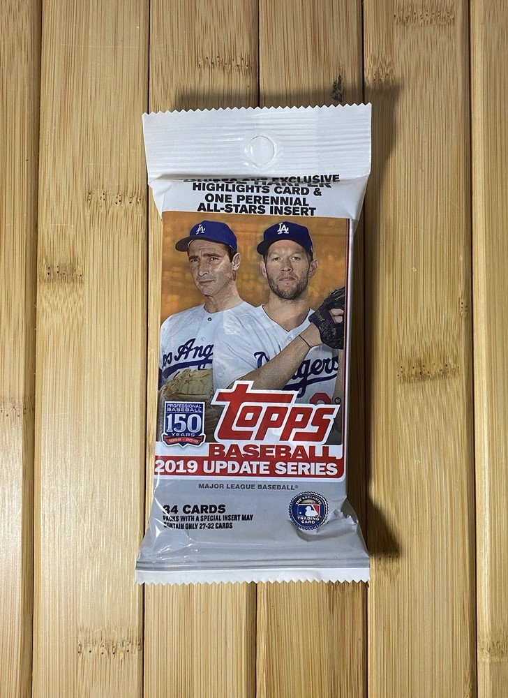 2019 Topps Update Series Baseball Sealed Fat Pack