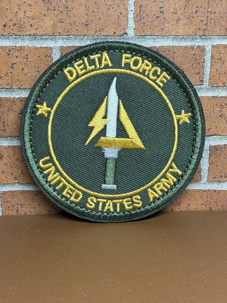 Tactical Morale Patch - Embroidered Delta Force Army Patch - Hook Loop Patch