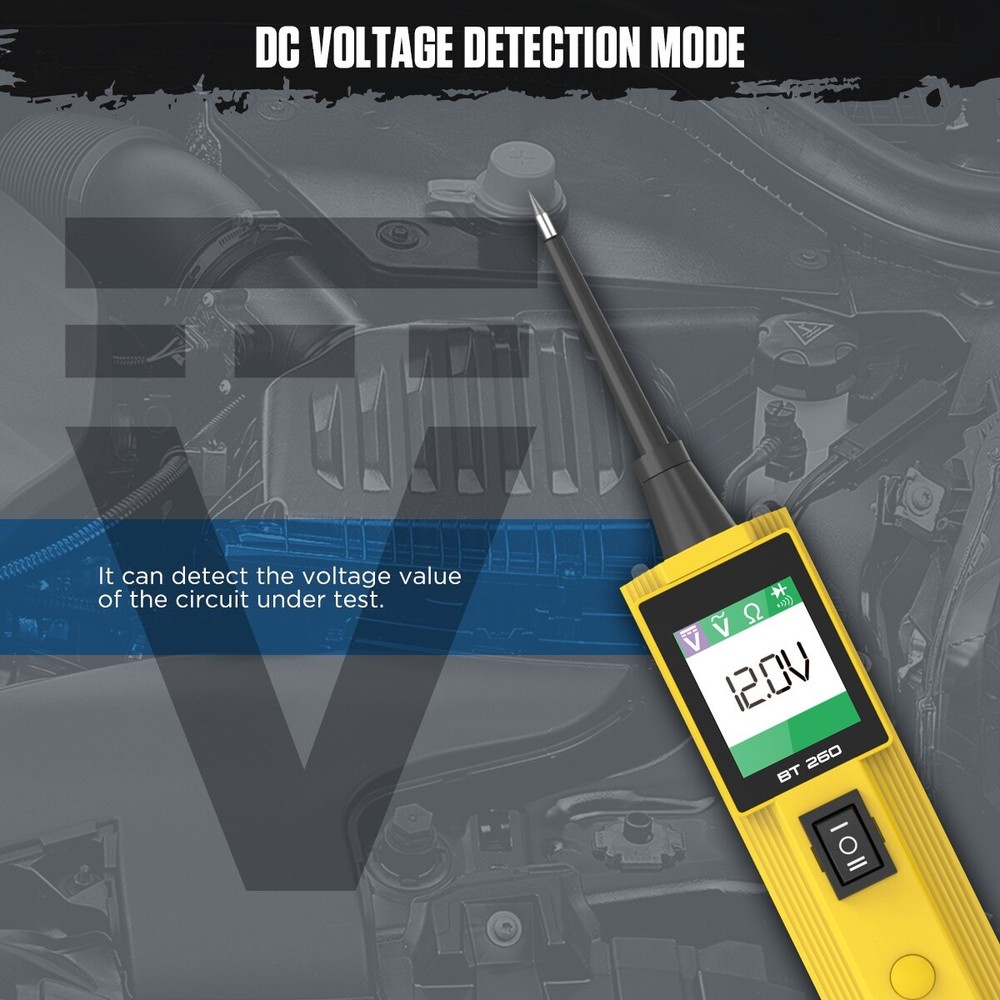 Car Electric Circuit Tester Probe tool with LED Display for Voltage Digital mete