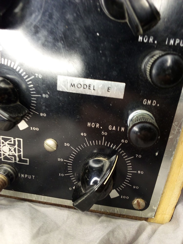 Vintage United Electronics Laboratories UEL Oscilloscope Model E