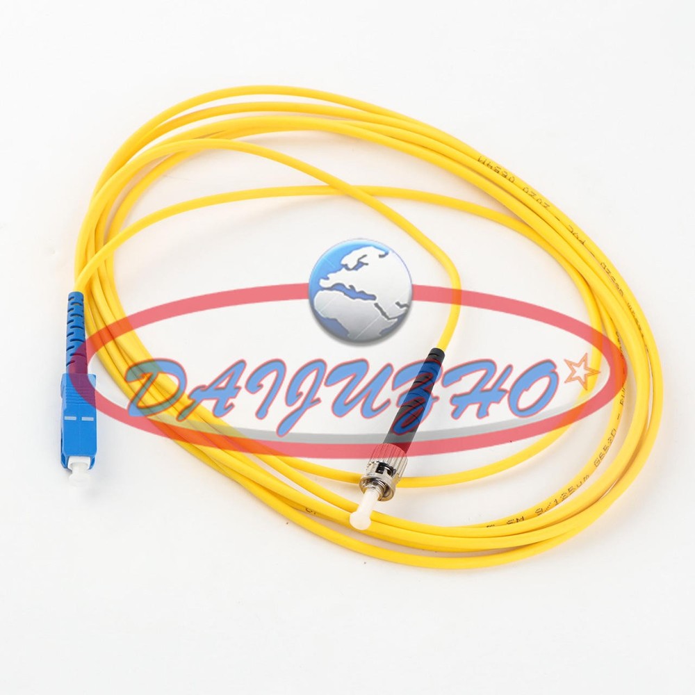 NEW ST-SC Singlemode Simplex Fiber Optic Cable Adapter 3Meter