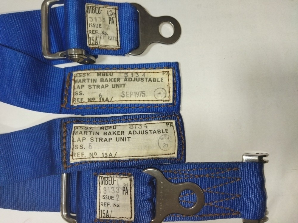 MBEU 3134 PA Martin Baker Adjustable Lap Starp Unit Ejection Seat