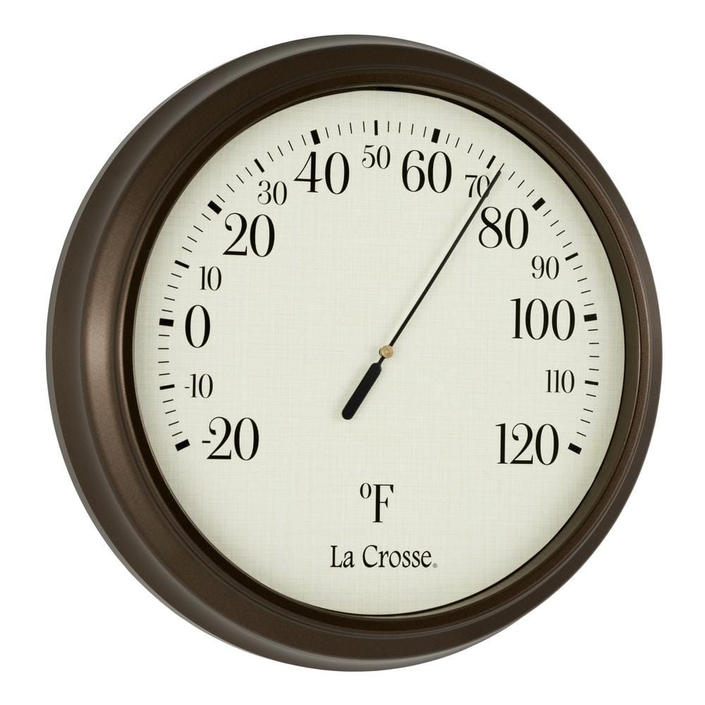 8 In. round Dial Analog Thermometer